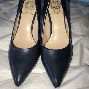 Vincent Camuto navy blue pumps, 6 1/2